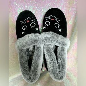 Bobs Black Cat slipper shoes